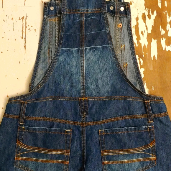 Gypsy Whiskers Heavy On The Pockets Denim Overall - Picture 13 of 16